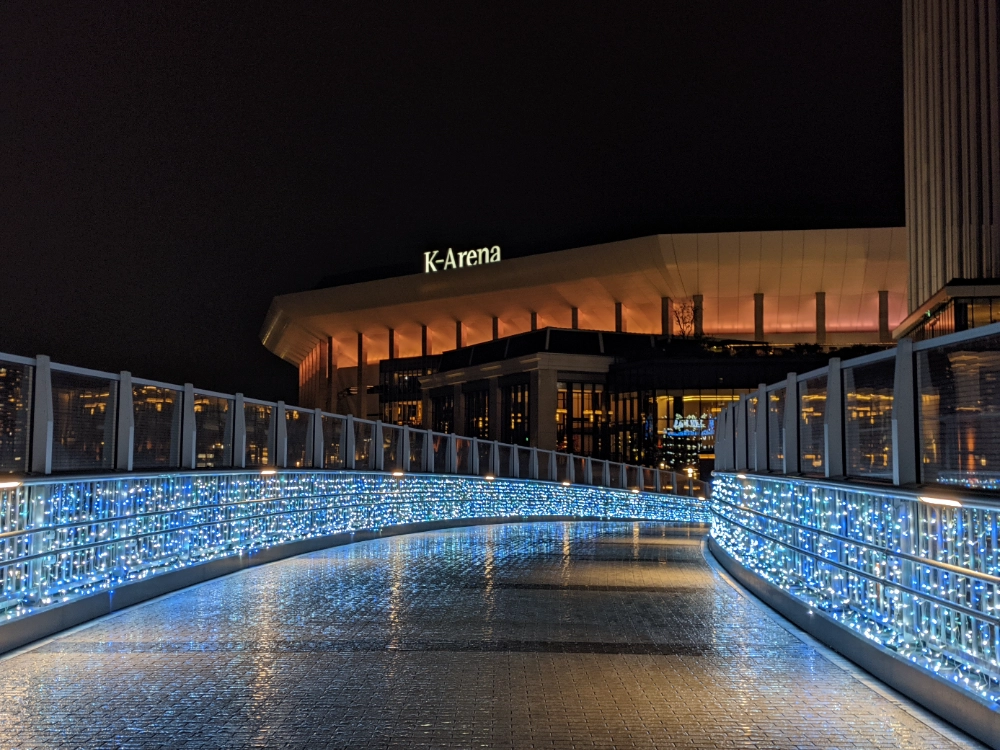 没有人的KA大桥，非常的漂亮